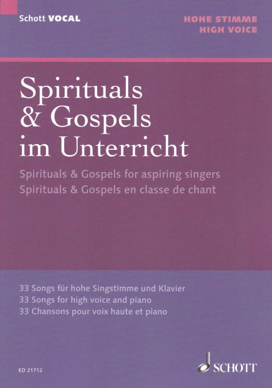 Spirituals Gospels hohe Ausgabe